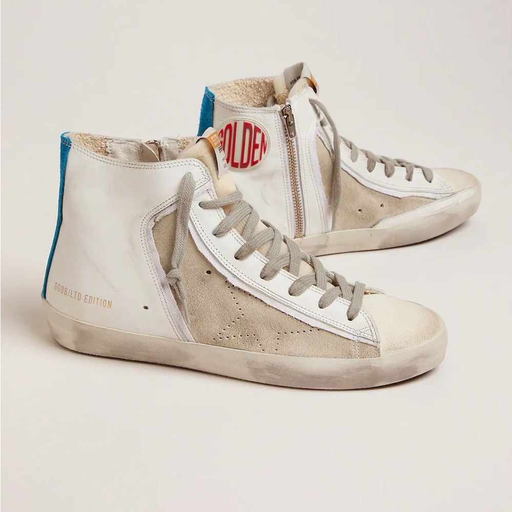 Women's Limited Edition blue and white Francy sneakers